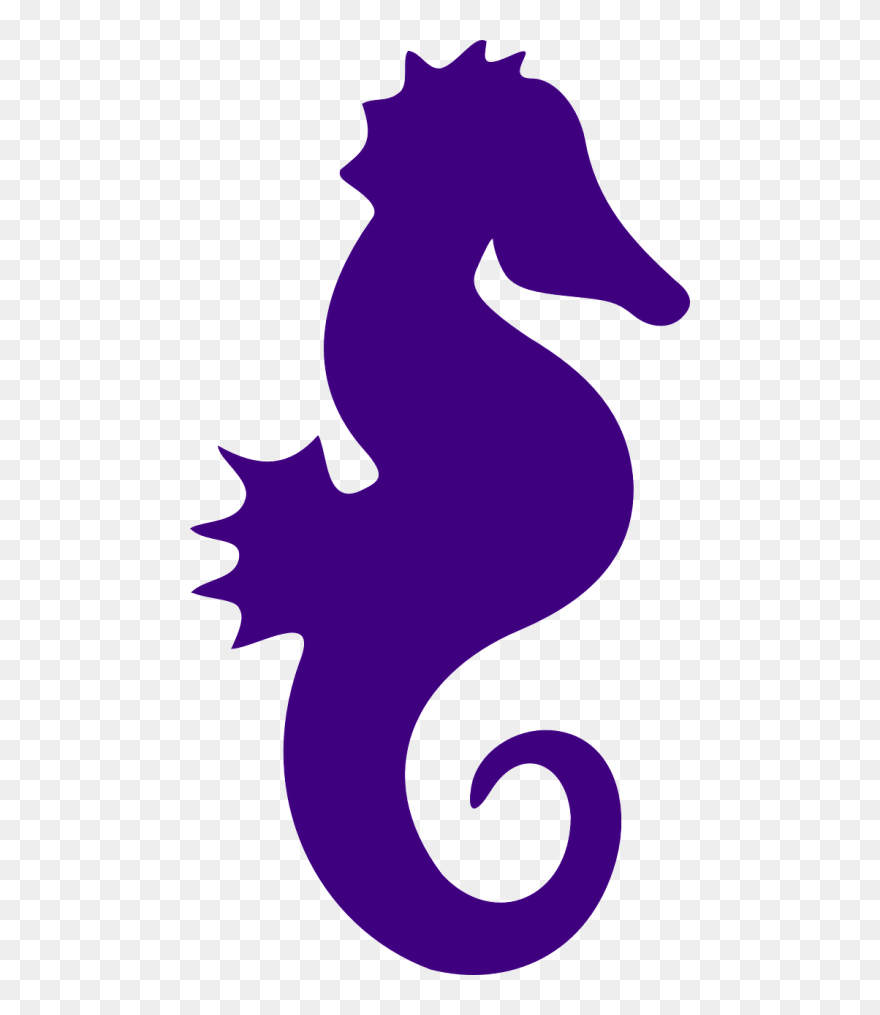 Seahorse Silhouette Clipart