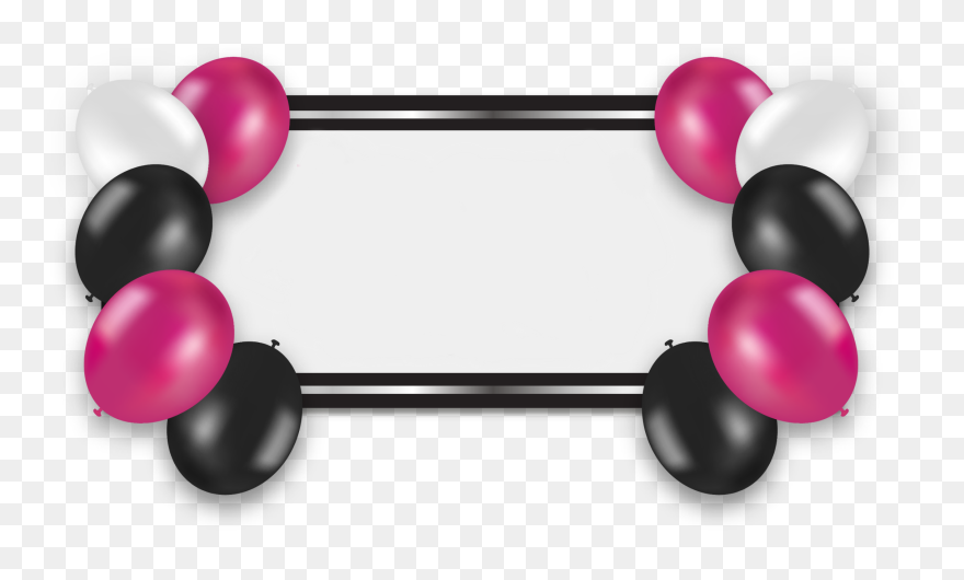 #balloon #happybirthday #birthday #border #balloonborder - Black Friday Png Free Clipart