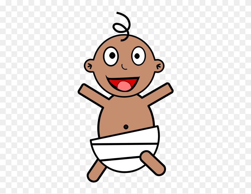 Happy Baby - Clipart Gender Neutral Baby - Png Download (#5382640
