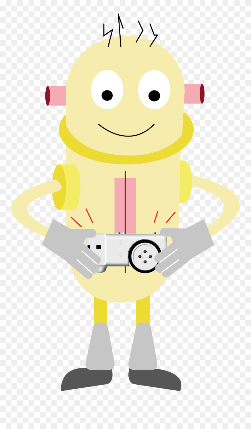 Robot1 - Cartoon Clipart