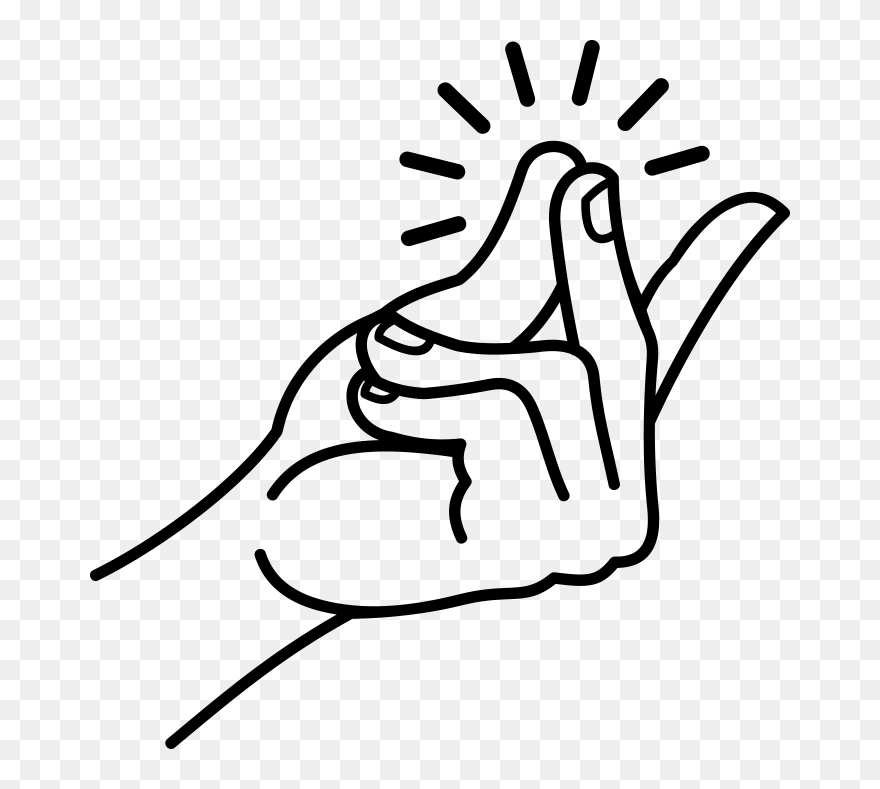 Finger Snap Clipart - Png Download