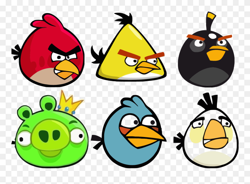 The Birds And The Piigs Png Clipart - Angry Birds Transparent Png