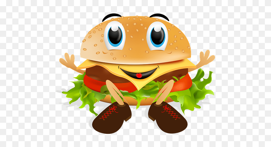 Funny Burger Png Clipart