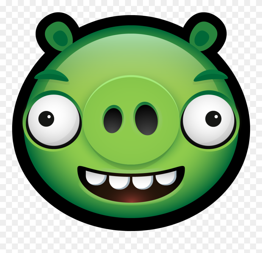 Angry Birds Pig Png Image Transparent Background - Angry Bird Pig Face Clipart