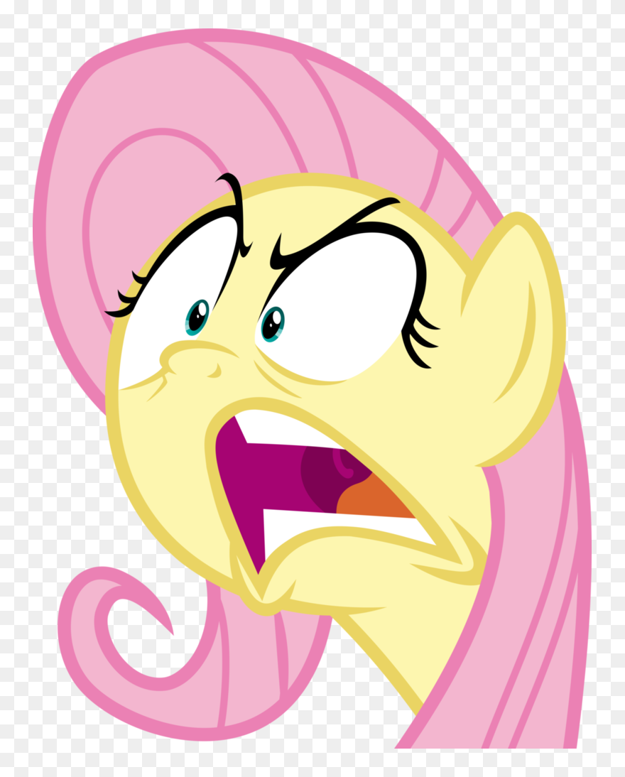 Angry, Artist Needed, Buckball Season, Female, Fluttershy, - Angry Mlp Fluttershy Vector Clipart