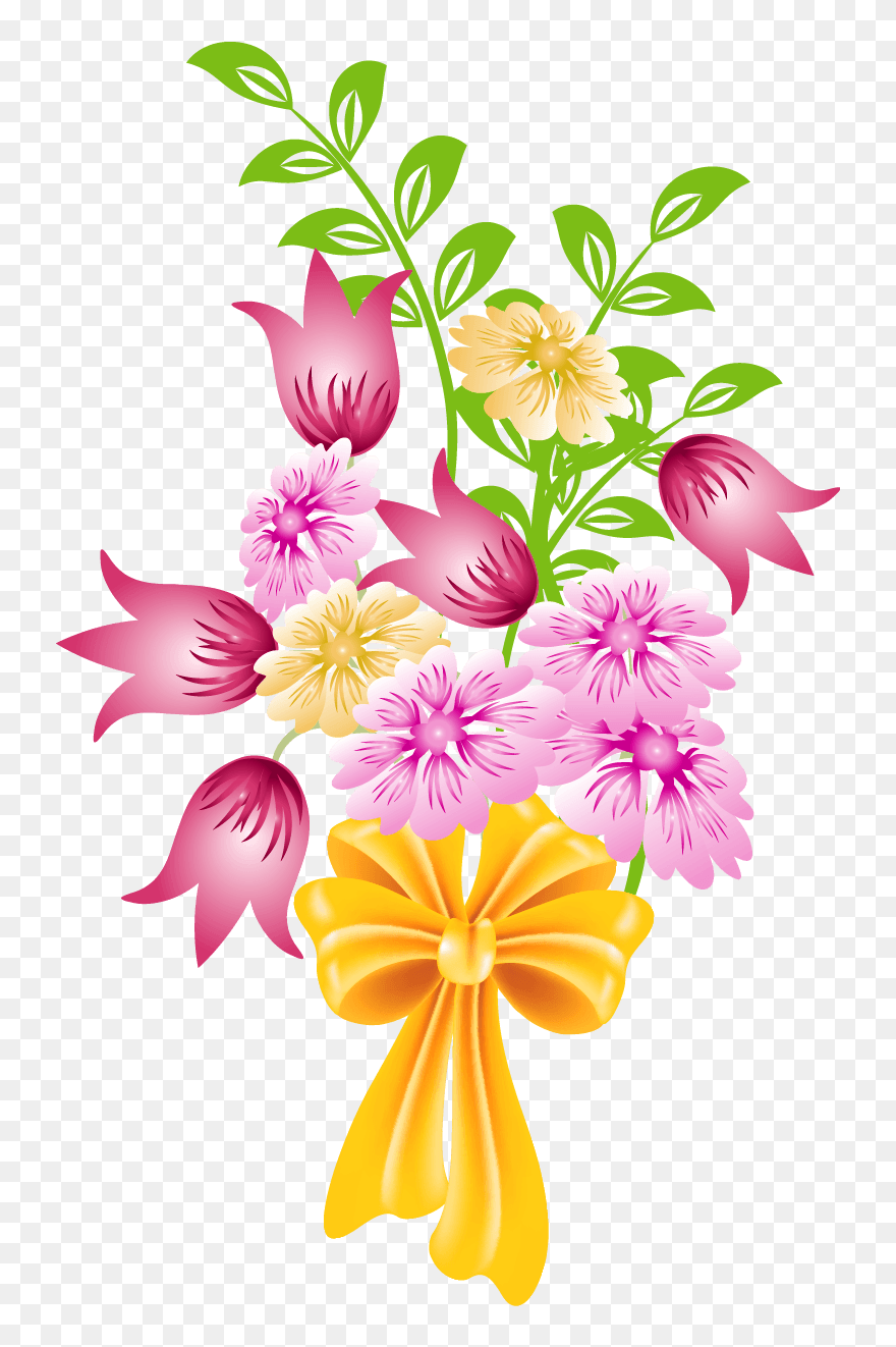 Fall Flower Bouquet Clipart - Flower Bouquet Clipart - Png Download