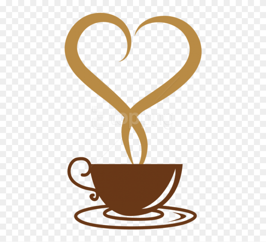 Free Png Download Deco Coffee Cup With Heart Png Vector - Clip Art Coffee Cups Transparent Png