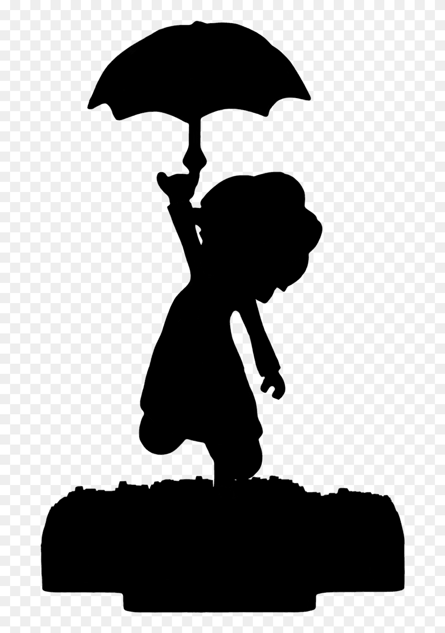 Clip Art Silhouette Black M - Silhouette - Png Download