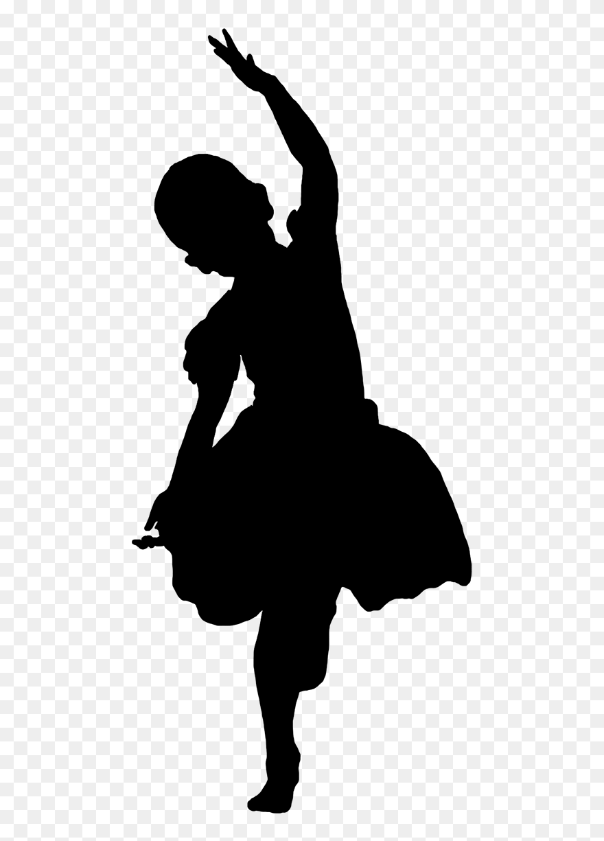Transparent Kids In Pajamas Clipart - Little Girl Silhouette Transparent Background - Png Download