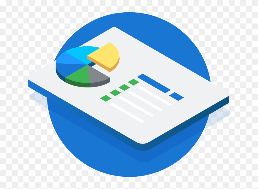 Planning Project Resource With Graphs And Data - Graphic Design Clipart