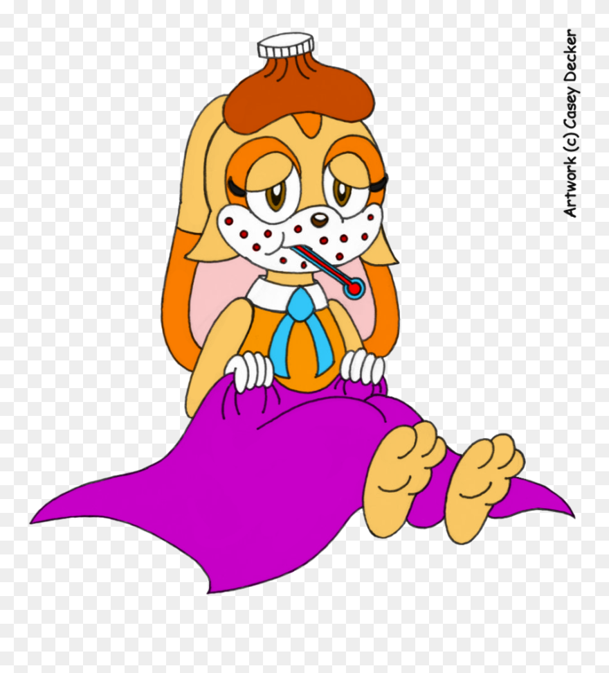 Clipart Chicken Fox - Clipart Chicken Pox Cartoon - Png Download