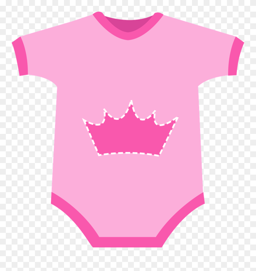 Vest Clipart Baby Girl, Vest Baby Girl Transparent - Baby Boy Onesie Clipart - Png Download