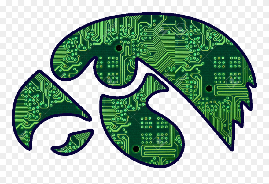 Picture Of The Tech Hawk Logo - Illustration Clipart