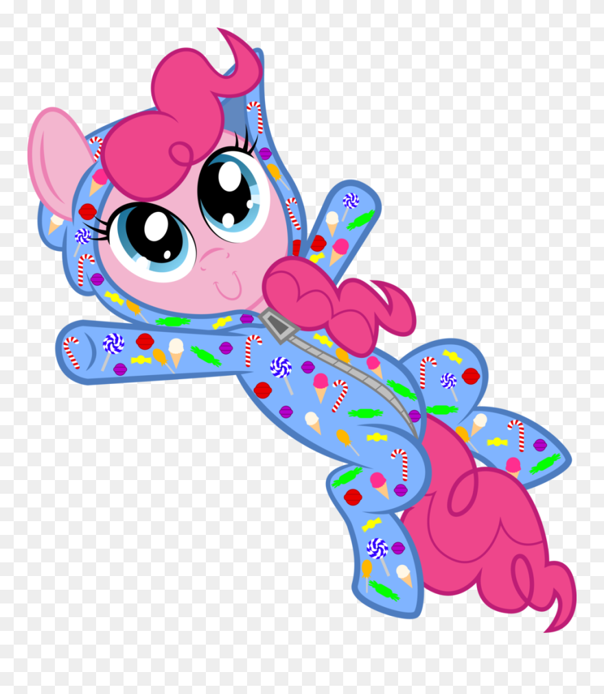 Transparent Pajamas Clipart - My Little Pony Footed Pajama - Png Download