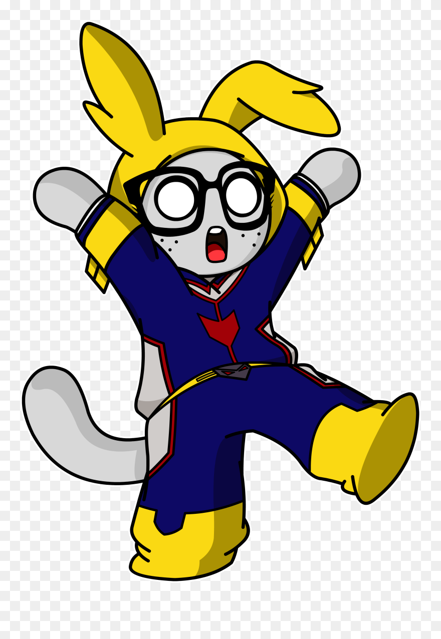 Meko In All Might Onesie - Cartoon Clipart