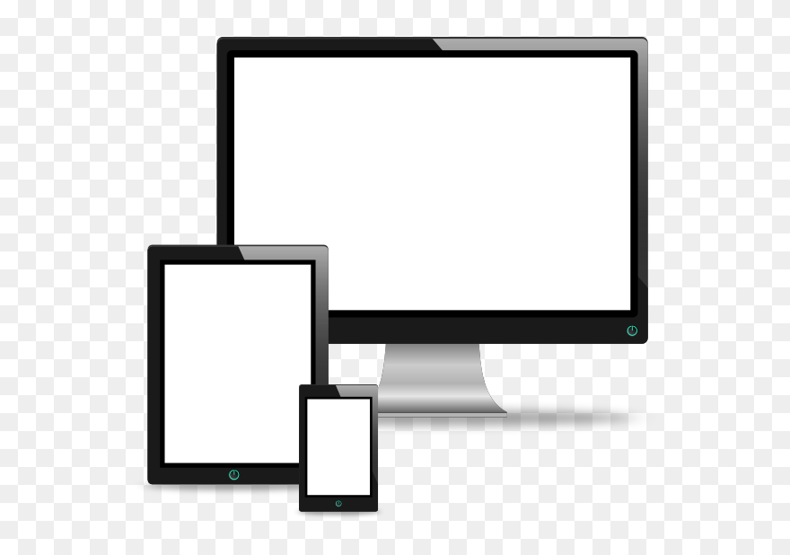 Computer, Tablet And Phone - Tablet Pc Mobile Png Clipart