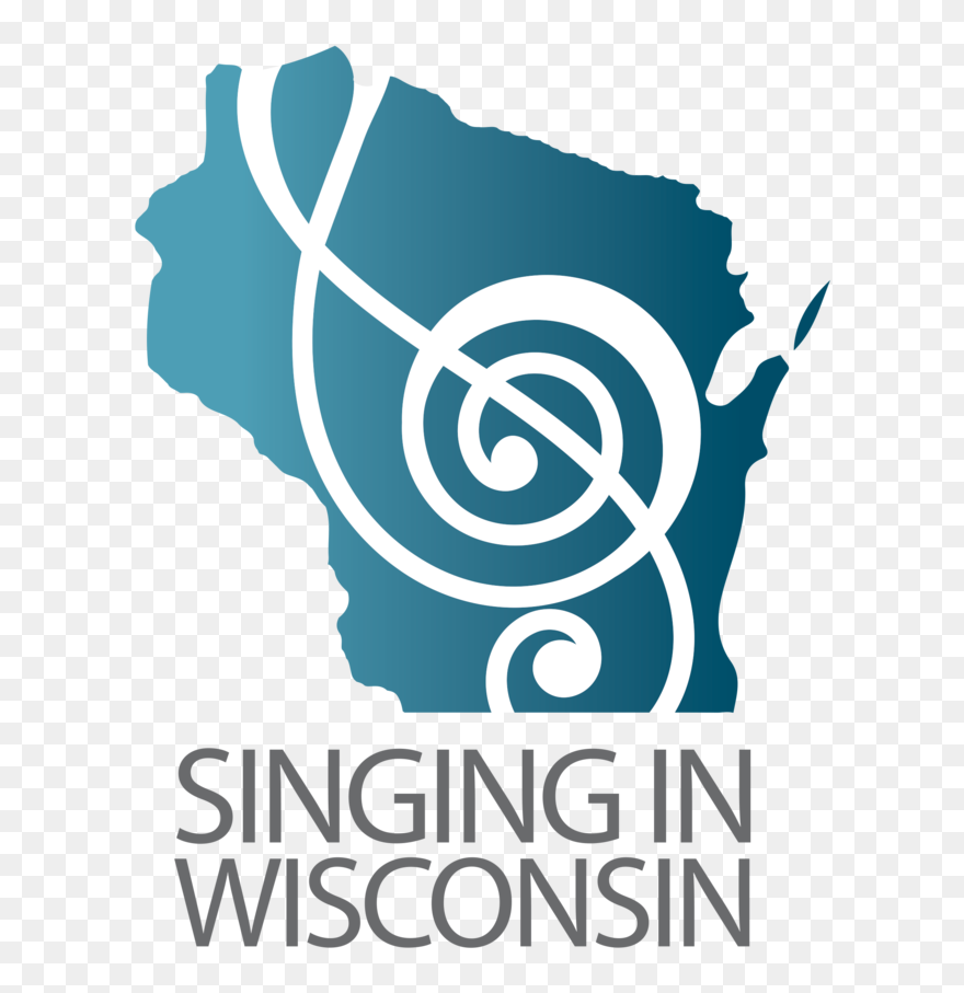 In Wi Wisconsin Choral - Graphic Design Clipart