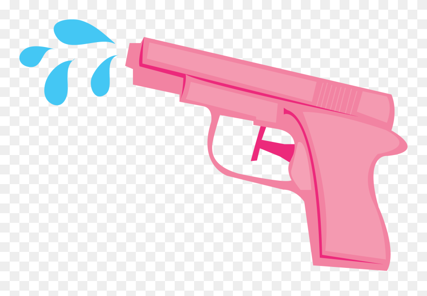 Water Gun Clip Art - Png Download
