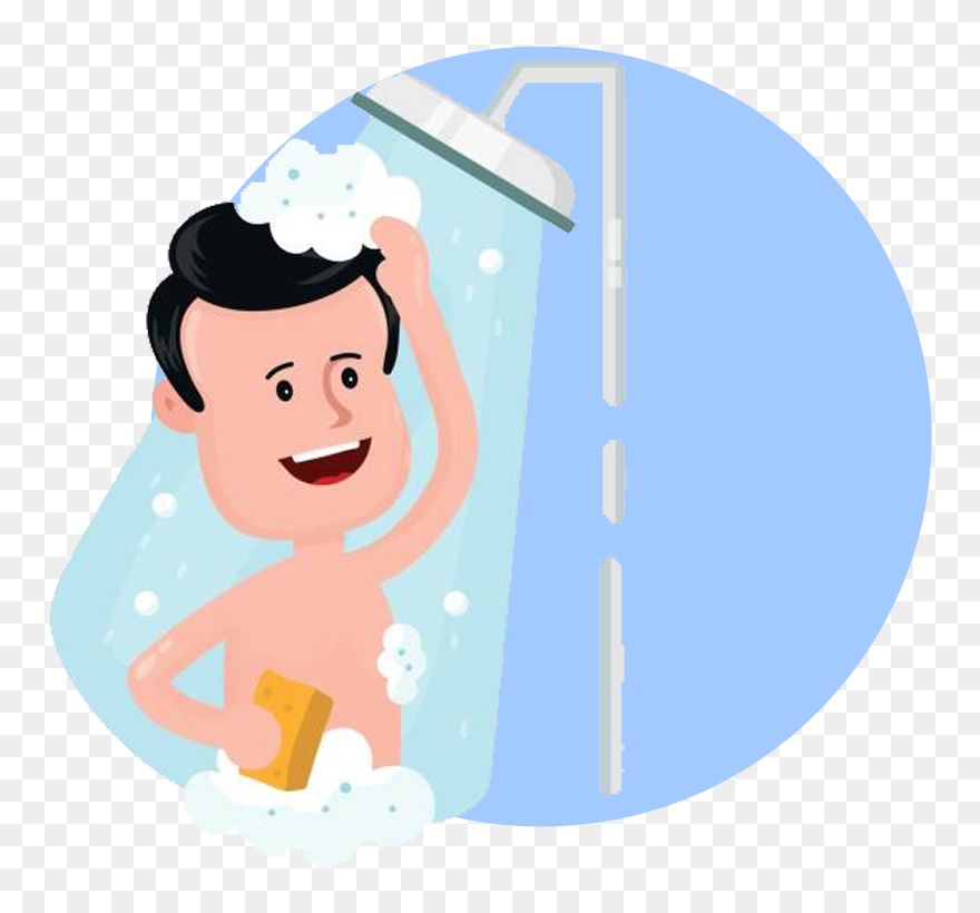 Hygene Solution - Take A Bath Clipart - Png Download