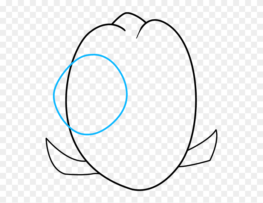 How To Draw Baby Dory From Finding Dory - Baby Dory Drawing Easy Clipart