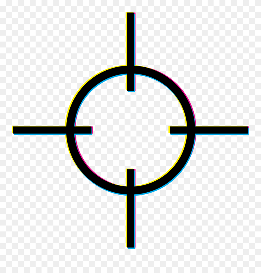 File - Registrationmark - Svg - Wikimedia Commons - Gun Target Png Transparent Clipart
