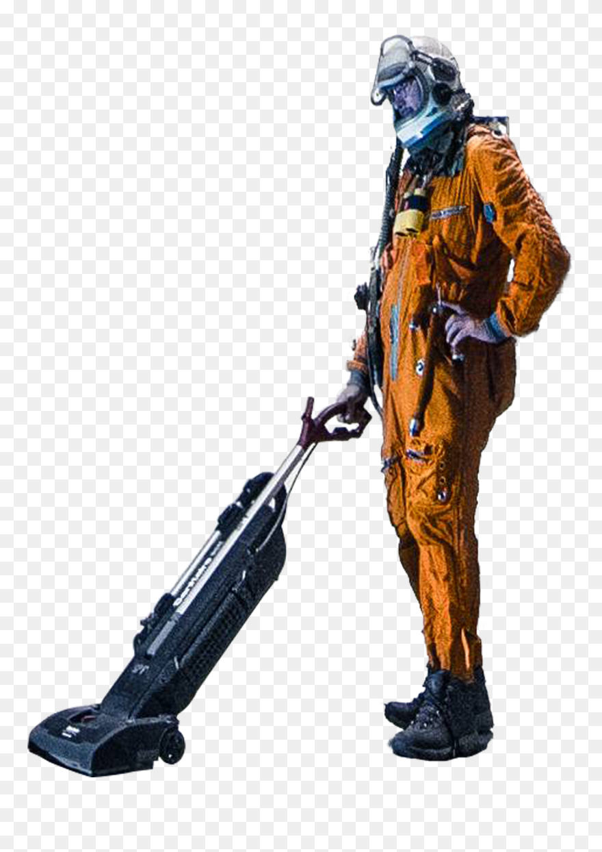 Nasa Vacuum Guy Vacuuming - Guy Vacuuming Clipart