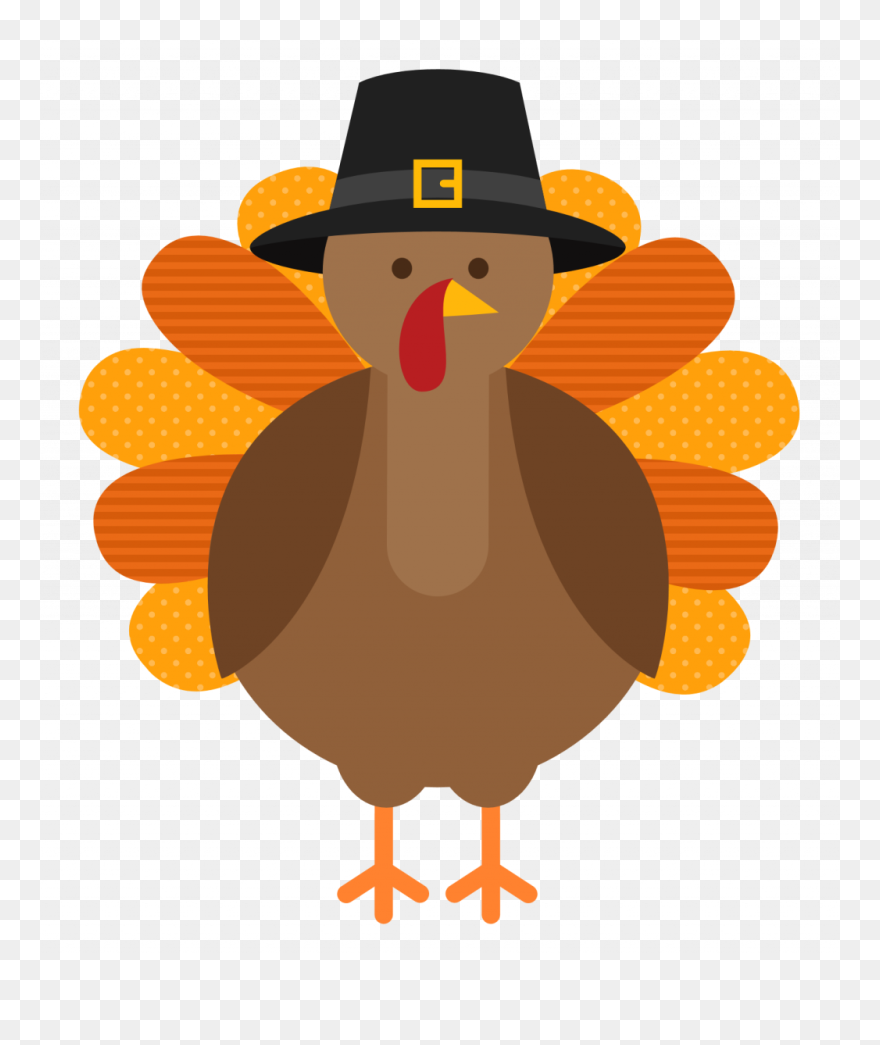 Thanksgiving Potluck Clipart Graphic Transparent Library - Cute Thanksgiving Turkey Cartoon - Png Download