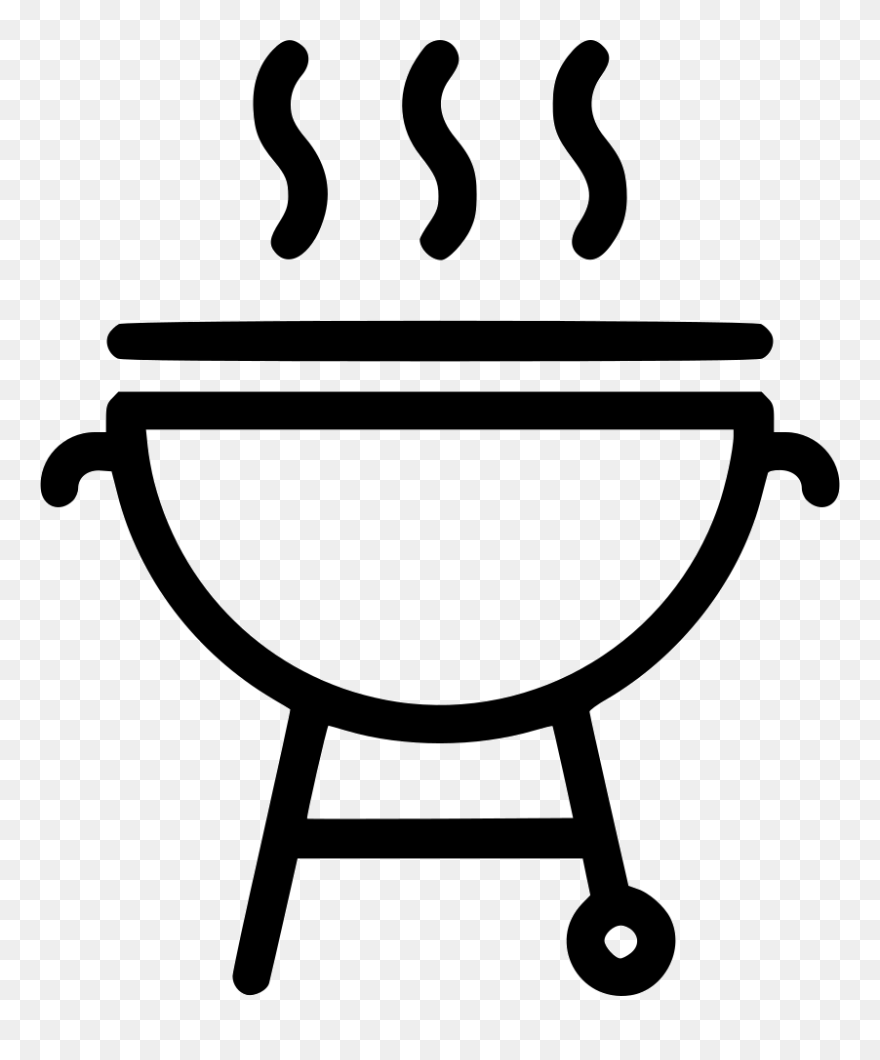 Grill Clipart Beach Barbecue - Icone Churrasqueira Png Transparent Png