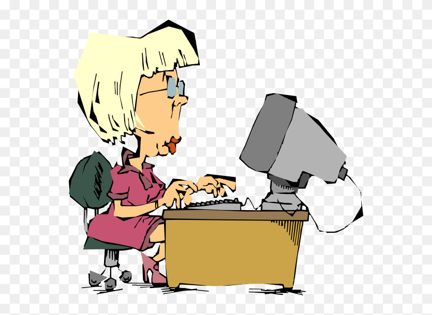 Cartoon Computer Clipart » High Quality Cliparts - Computer Clip Art - Png Download