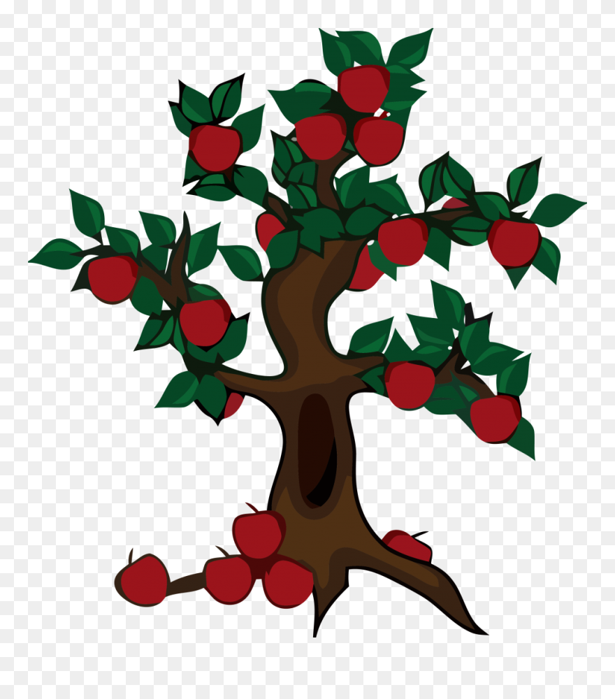 Apple Tree Clip Art - Png Download