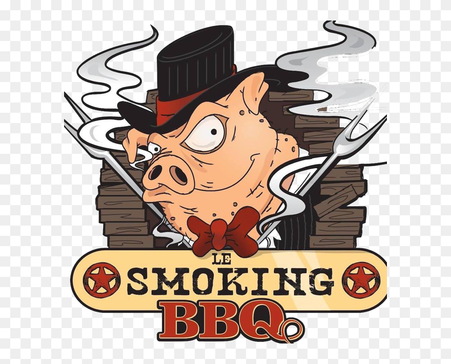 Food Trucks Le Smoking Bbq Clipart