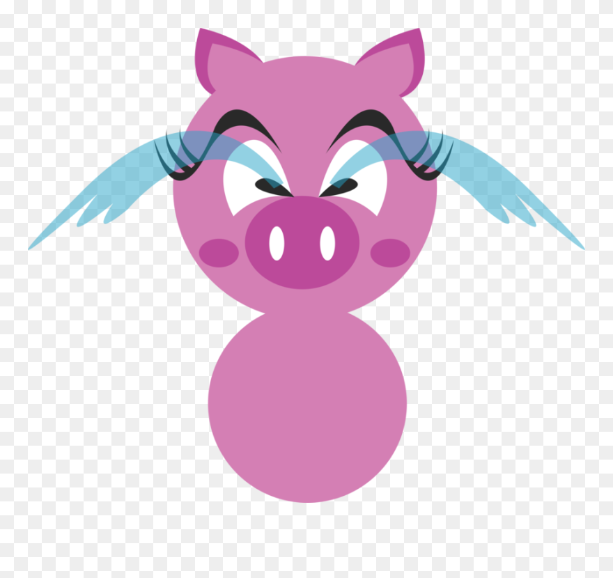 Crying, Sad, Animal, Girl, Pig, Woman - Clip Art - Png Download