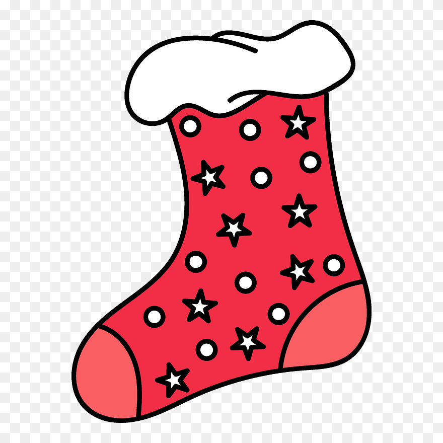 Christmas Stocking Clipart - Png Download