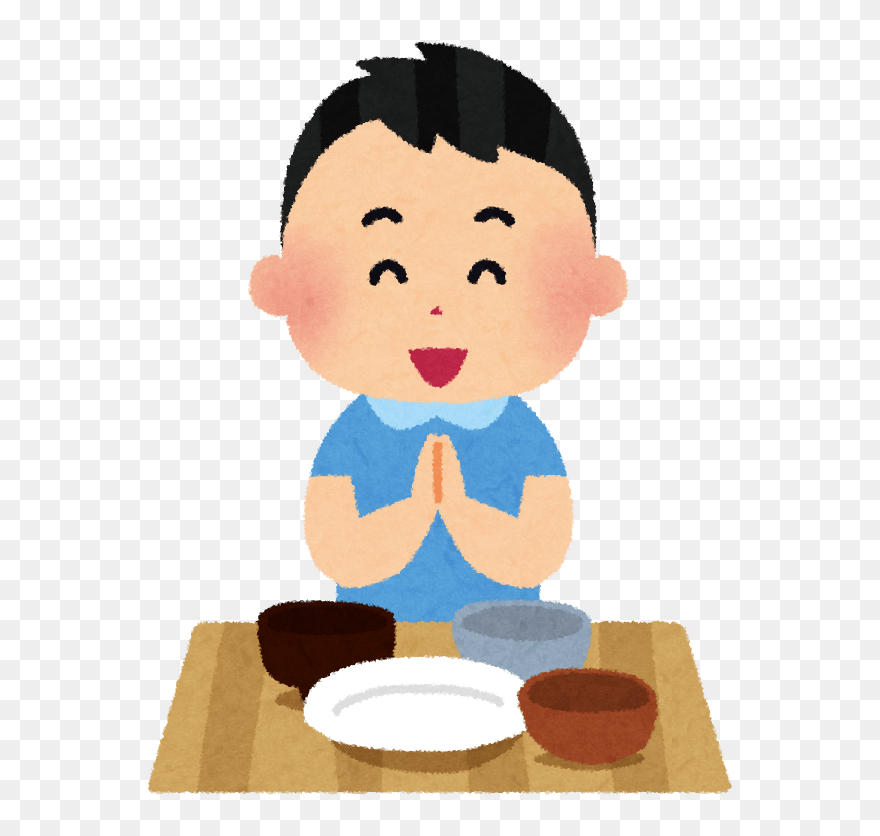 Boy Saying Gochishousama After A Meal - Gratefulness Clipart Png Transparent Png