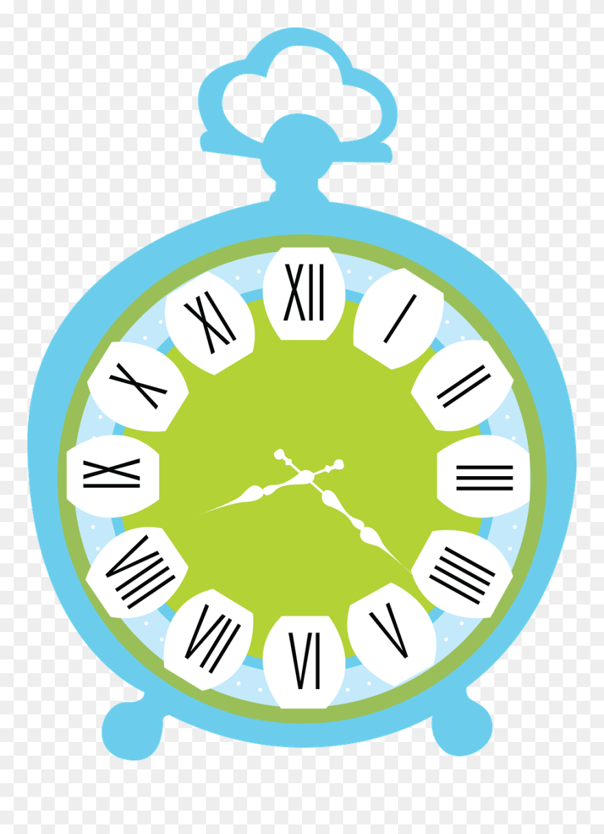Alice In Wonderland Pocket Watch Clipart - Png Download