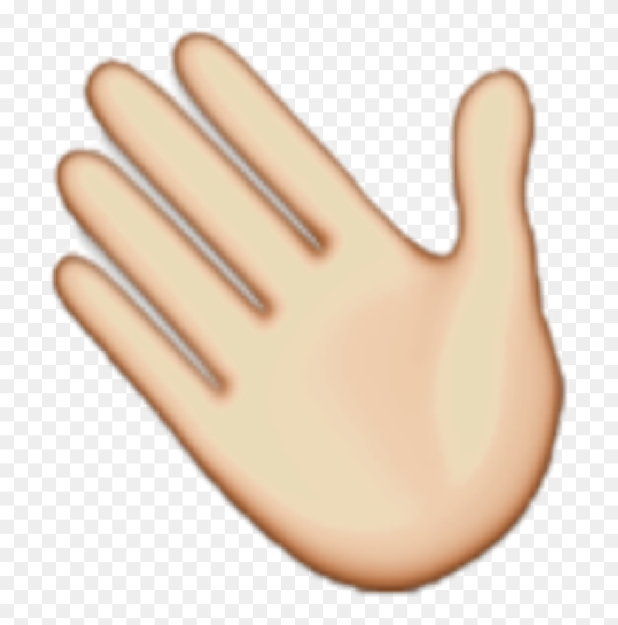 Emoji Gif Clapping Wave Clip Art - Waving Hand Gif Png Transparent Png