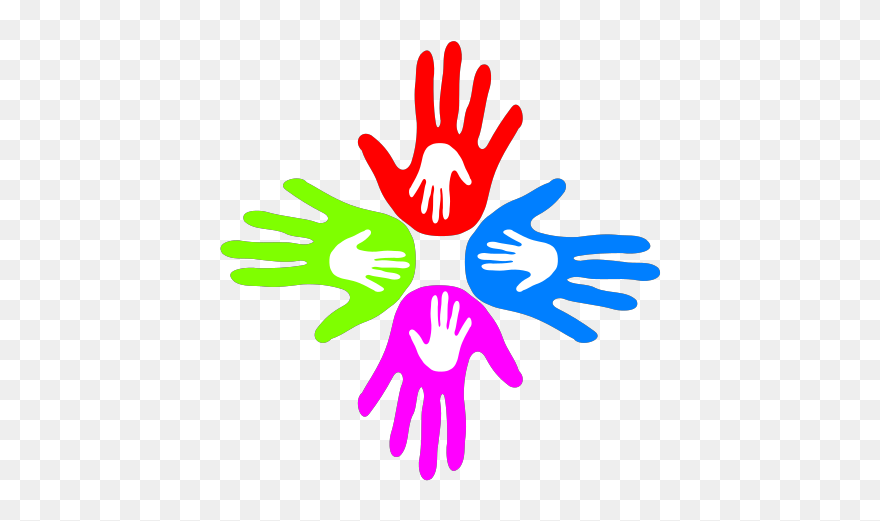 Colorful Hand Png Clipart Transparent Png