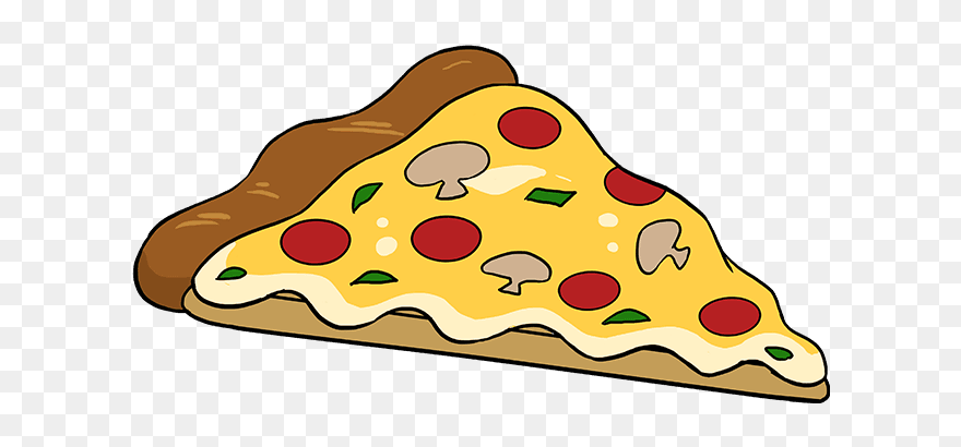 How To Draw Pizza - Creative Easy Step By Step Drawings Clipart