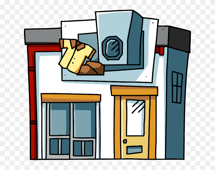 Technology, Movie, Film, Buildings, Cinema, Building - Laundromat Building Clipart - Png Download