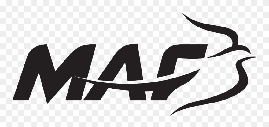 Maf Logo, Black - Mission Aviation Fellowship Clipart