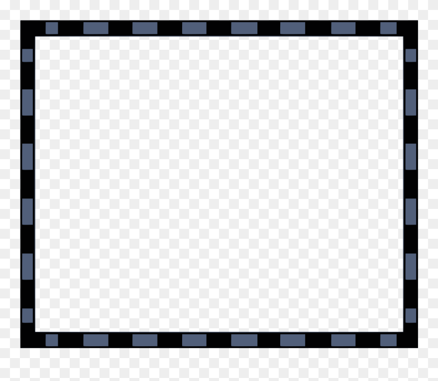 Blue Border Svg Clip Arts - Png Download