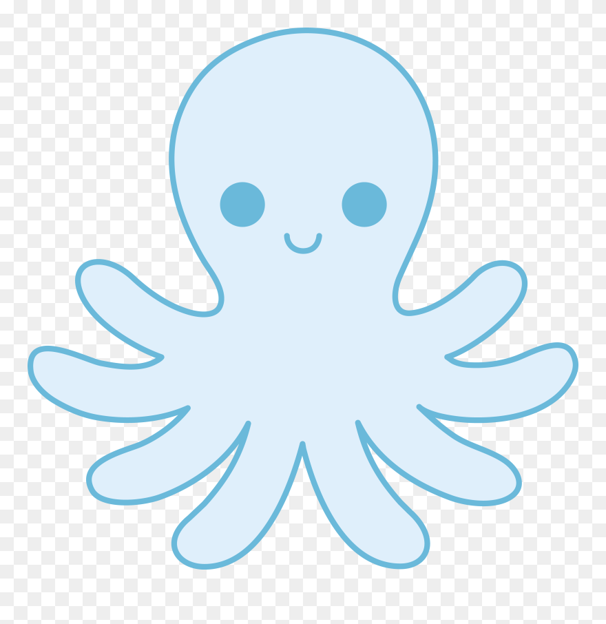 Octopus Silhouette Png - Cute Octopus Silhouette Clipart