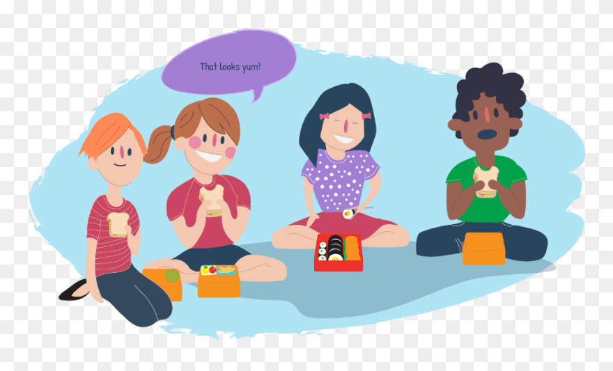 Friends Eating Png Clipart