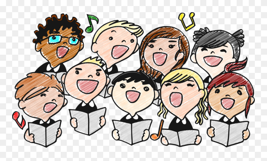 Singing Together Clipart