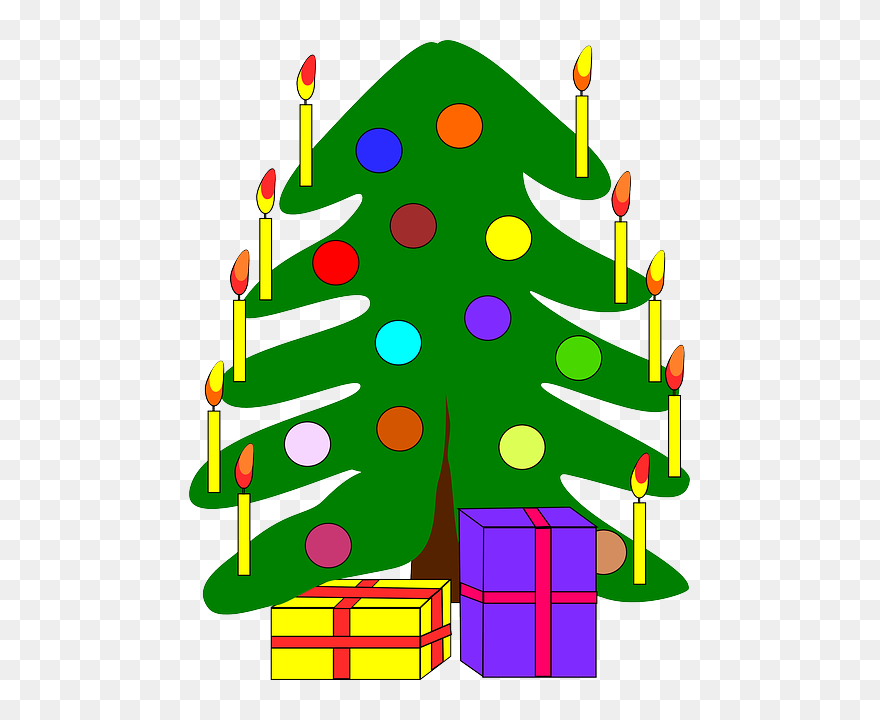 Decorated, Tree, Recreation, Gift, Christmas, Holiday - Christmas Reading Comprehension Year 2 Clipart