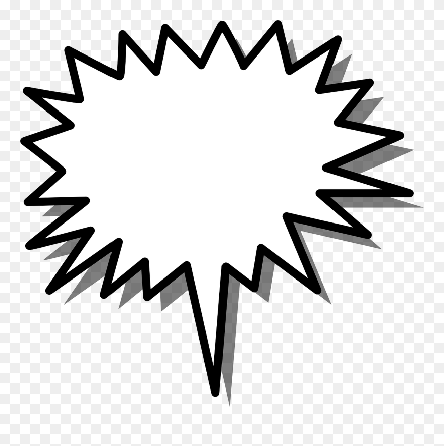 Comic Text Box Png Clipart