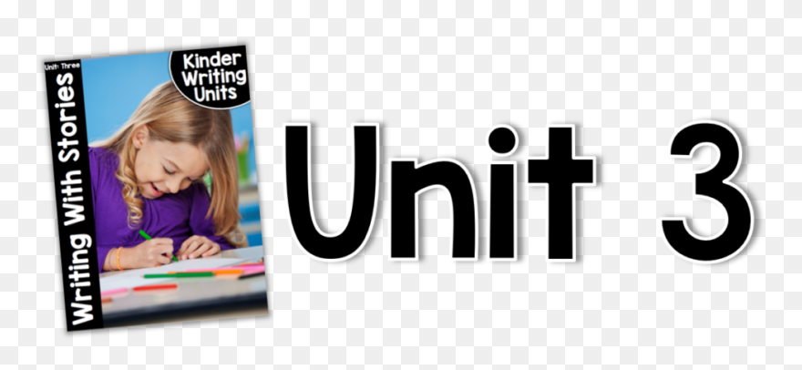 Transparent Writing Center Clipart - Word Unit In Bubble Letters - Png Download