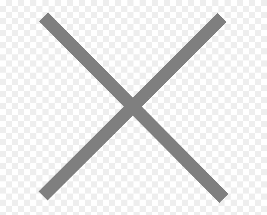 Grey Cross Icon Png Clipart