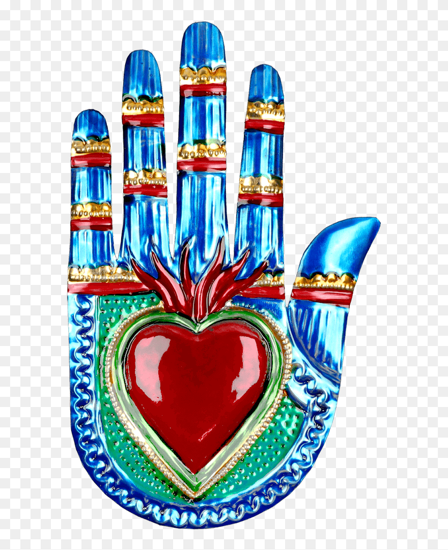 Sacred Heart Vintage Hand - Illustration Clipart