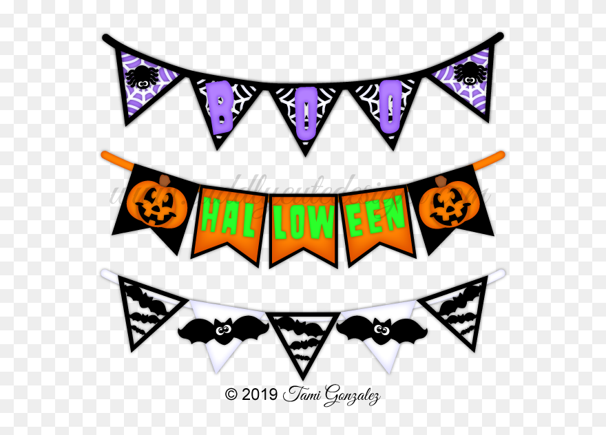 Halloween Banners Clipart
